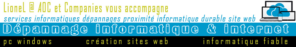Specialiste internet et informatique pc windows / Alpes Martimes Ouest Dept 06 - à Votre Service depuis 2003